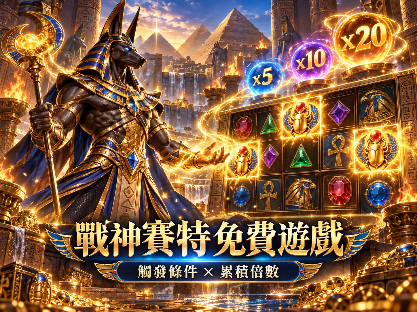 戰神賽特免費遊戲攻略｜觸發條件與累積倍數說明
